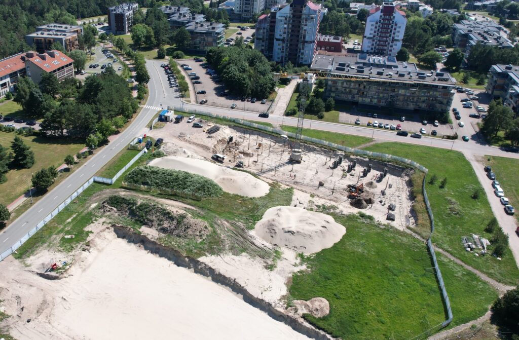 Sensoria (Vanagupės g. 36A) - Multi apartment - construction photos