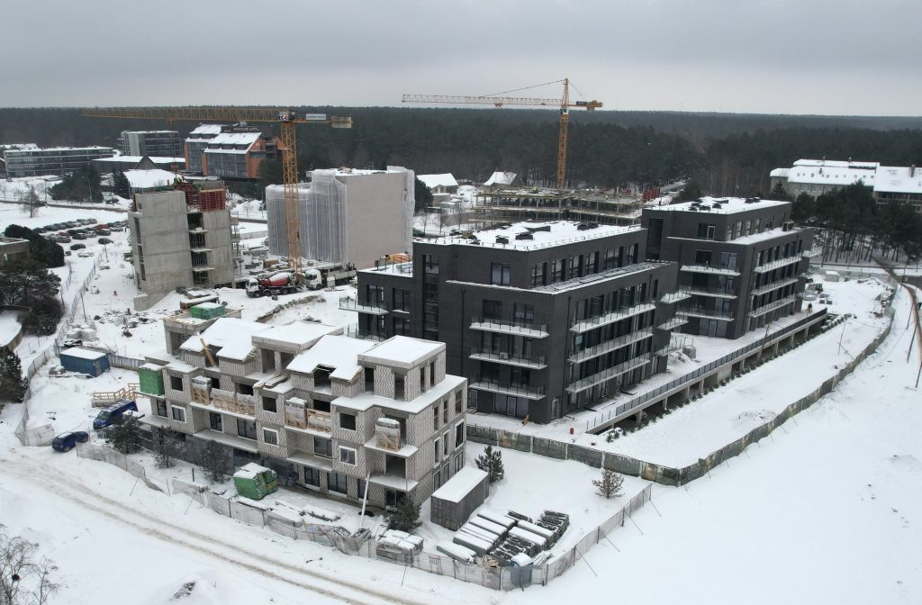 Sensoria (Vanagupės g. 36A) - Daugiabutis - statybų nuotraukos