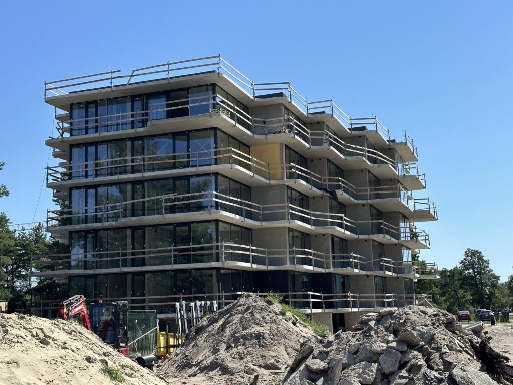 Vanagupės kopa (Vanagupės g. 38A) - Multi apartment - construction photos