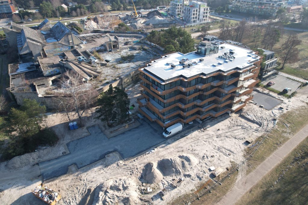 Vanagupės kopa (Vanagupės g. 38A) - Multi apartment - construction photos