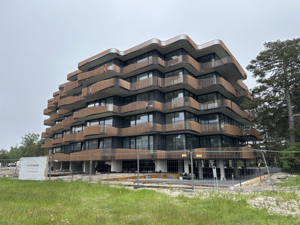 Vanagupės kopa (Vanagupės g. 38A) - Multi apartment - construction photos