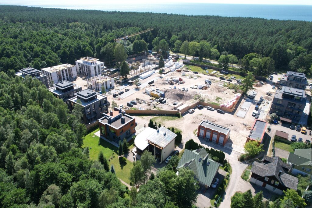 Melno Rezidencija, Poilsio namai (Vytauto g. 4) - Daugiabutis - statybų nuotraukos