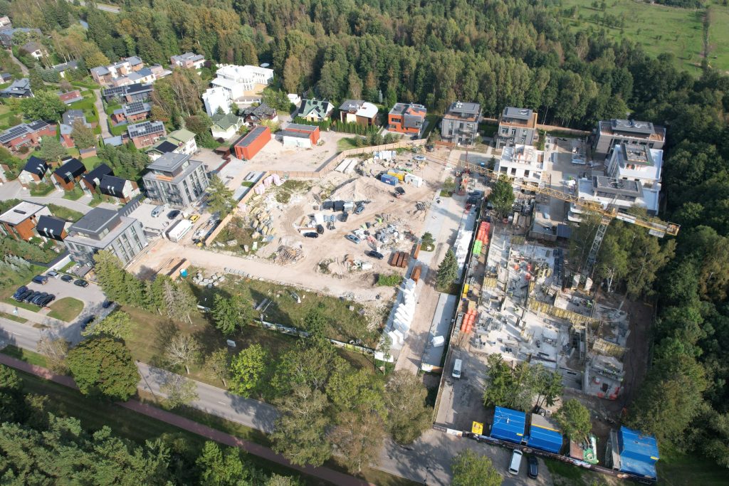 Melno Rezidencija, Poilsio namai (Vytauto g. 4) - Daugiabutis - statybų nuotraukos