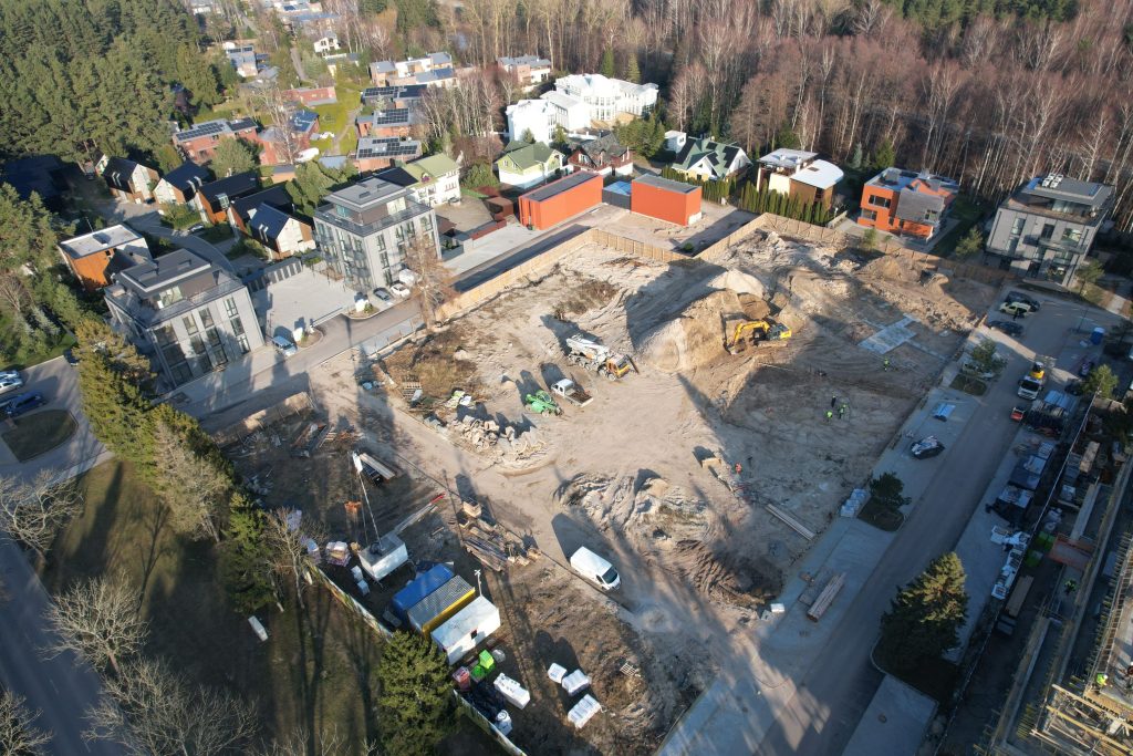 Melno Rezidencija, Poilsio namai (Vytauto g. 4) - Daugiabutis - statybų nuotraukos