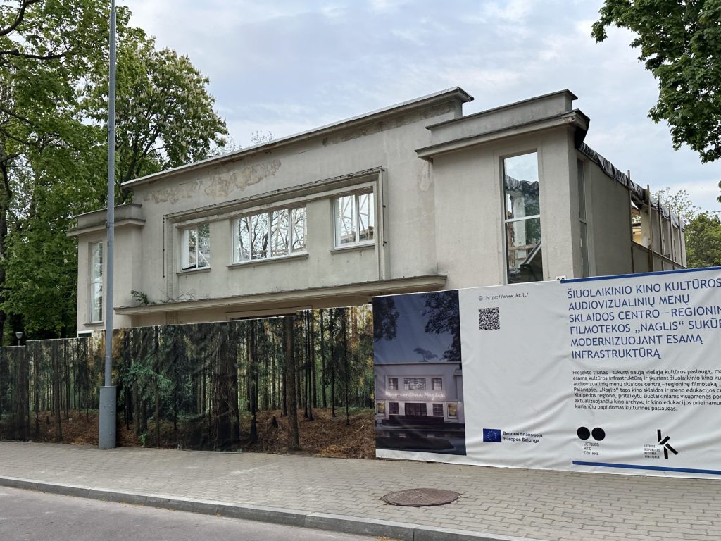 Kino teatras Naglis (Vytauto g. 82) - Cinema, Cultural center - construction photos