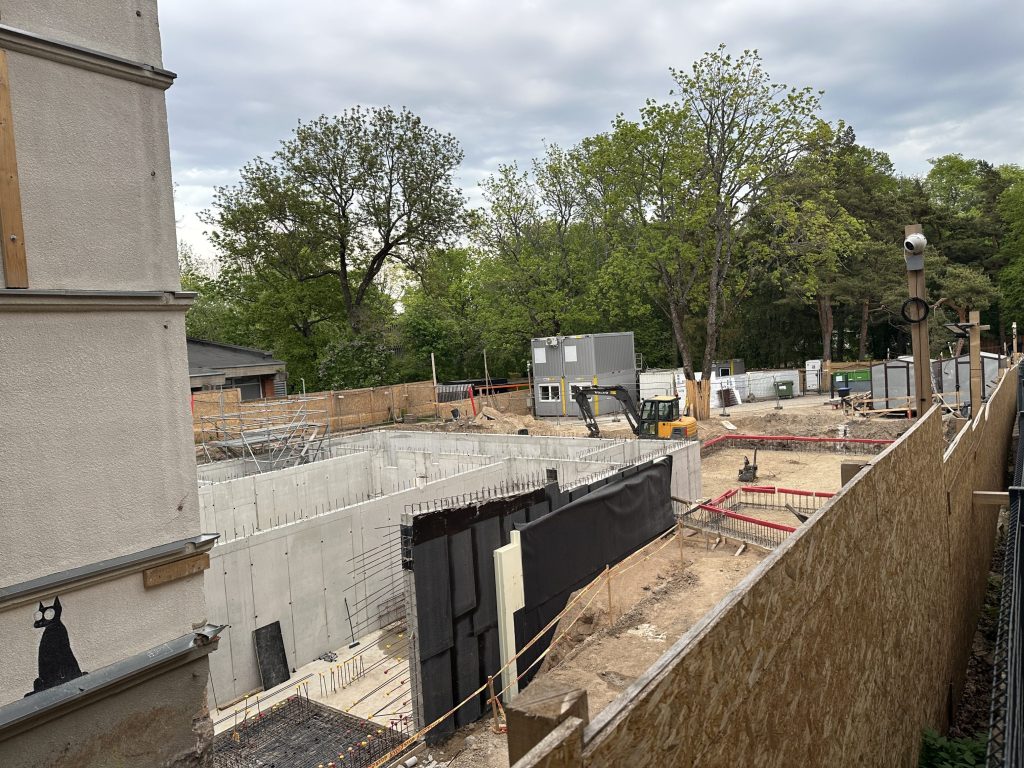 Kino teatras Naglis (Vytauto g. 82) - Cinema, Cultural center - construction photos