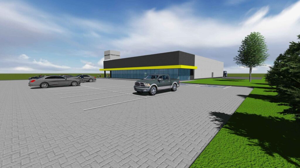 IKI, Šventosios g. 11 (Šventosios g. 11) - Food store, Shopping center - visualization