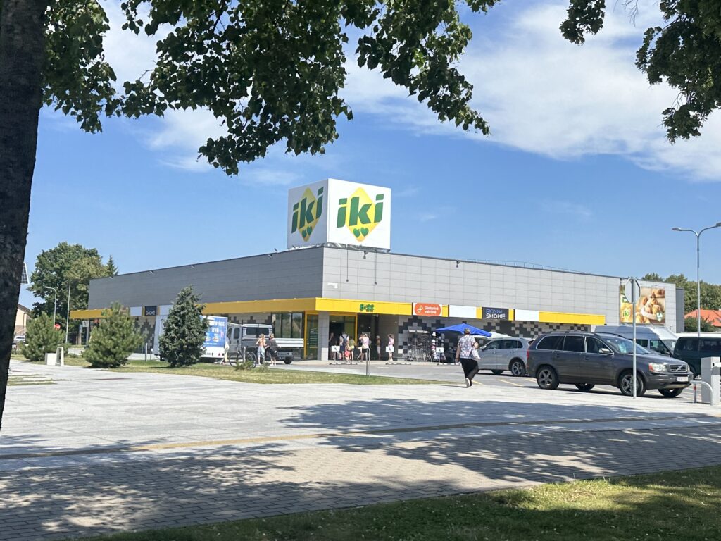 IKI, Šventosios g. 11 (Šventosios g. 11) - Food store, Shopping center - construction photos