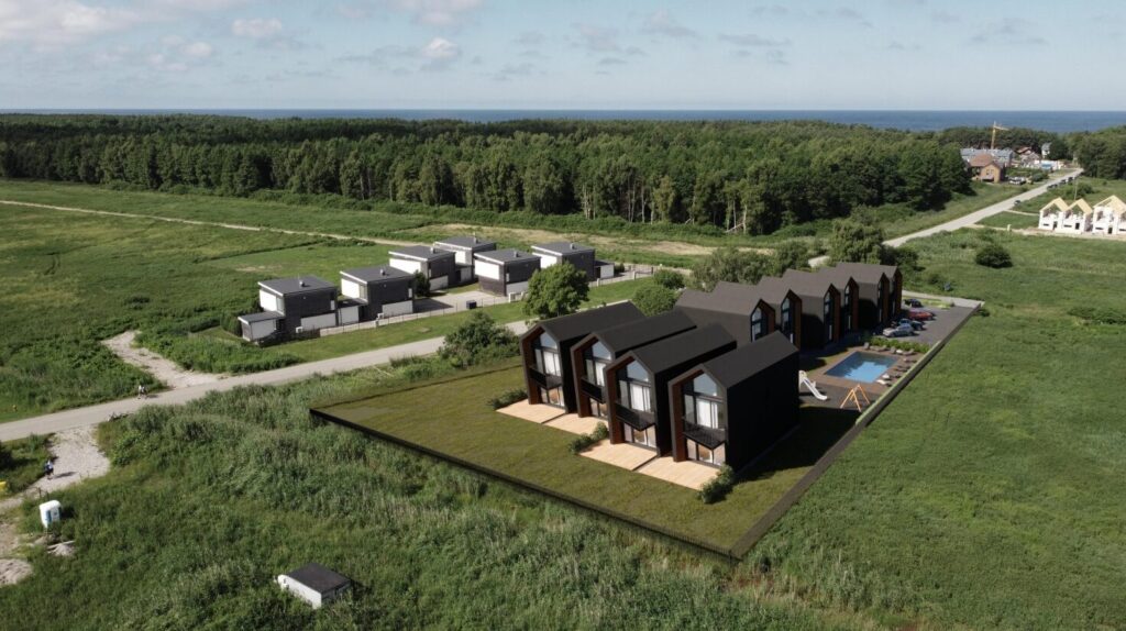 Šviesos g. 1 (Šviesos g. 1) - Row housing - visualization