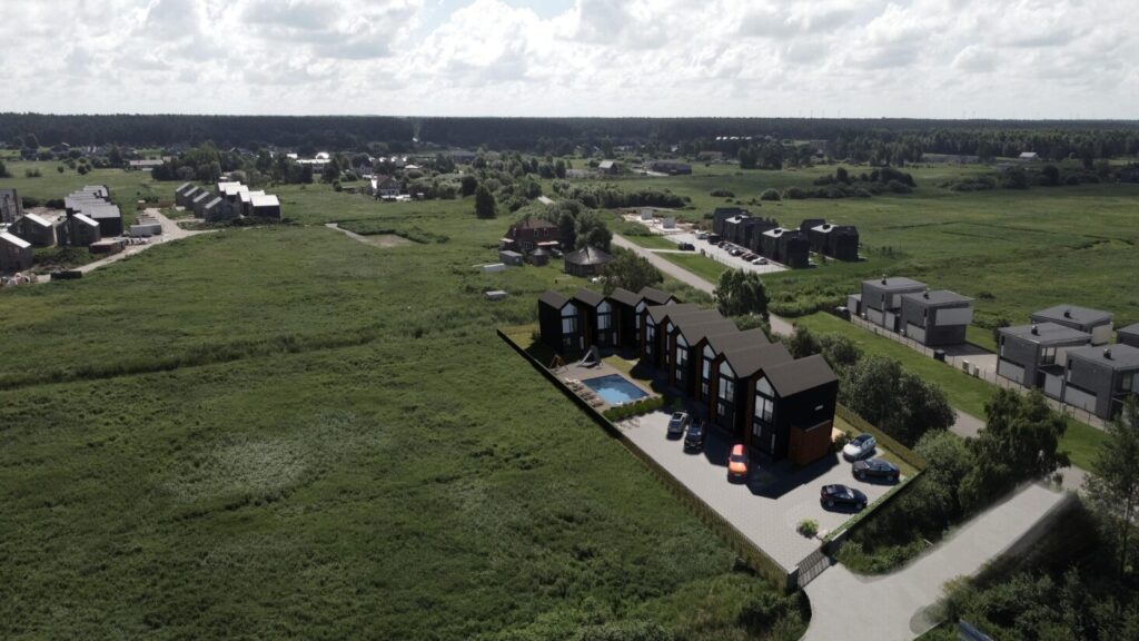 Šviesos g. 1 (Šviesos g. 1) - Row housing - visualization