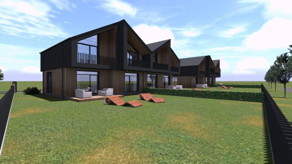 Šviesos g. 18 (Šviesos g. 18) - Row housing - visualization