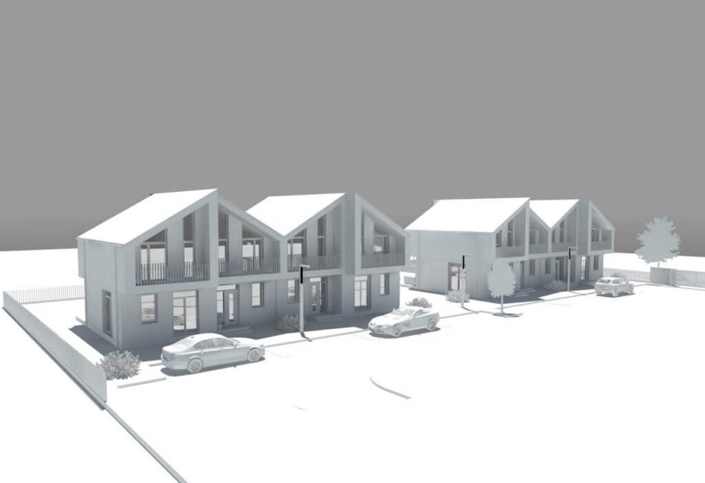 Šviesos g. 18 (Šviesos g. 18) - Row housing - visualization