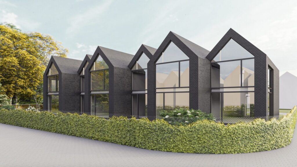 Šviesos g. 1A (Šviesos g. 1A) - Row housing - visualization