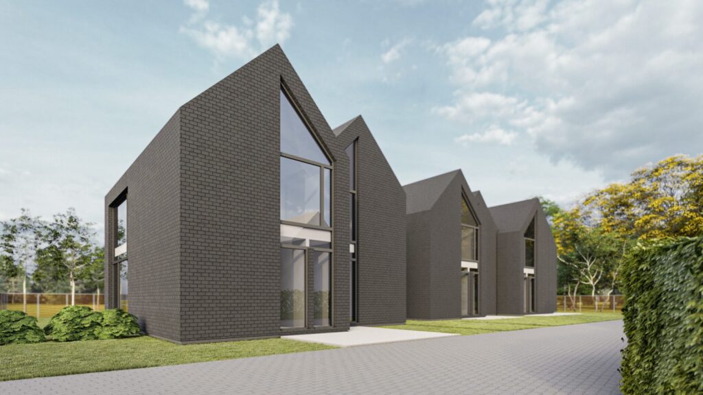 Šviesos g. 1B (Šviesos g. 1B) - Row housing - visualization