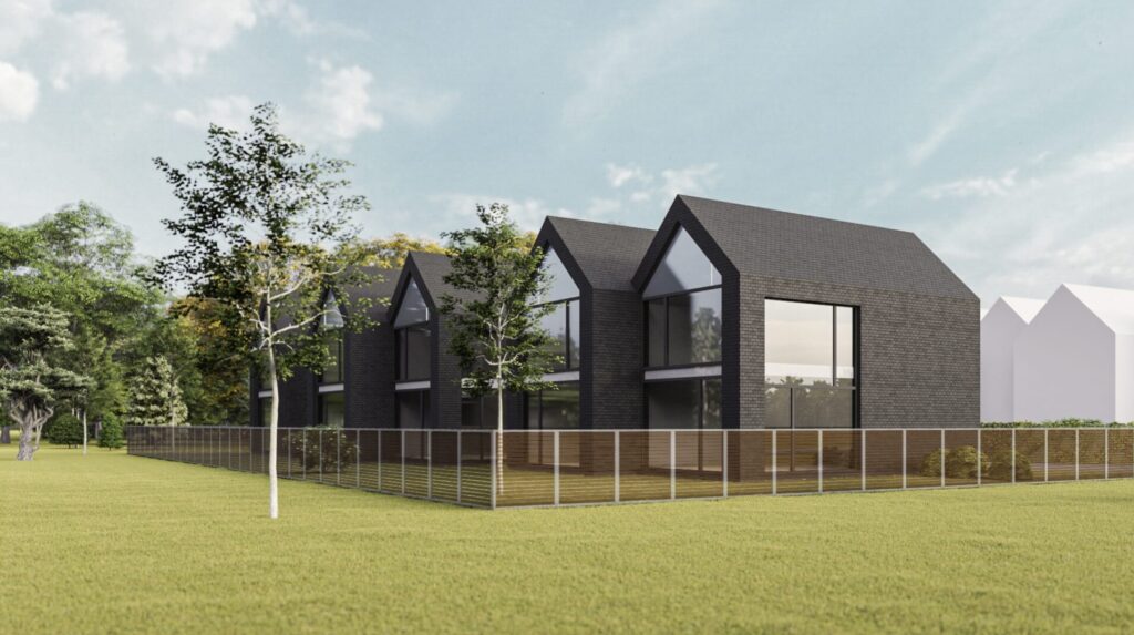 Šviesos g. 1B (Šviesos g. 1B) - Row housing - visualization