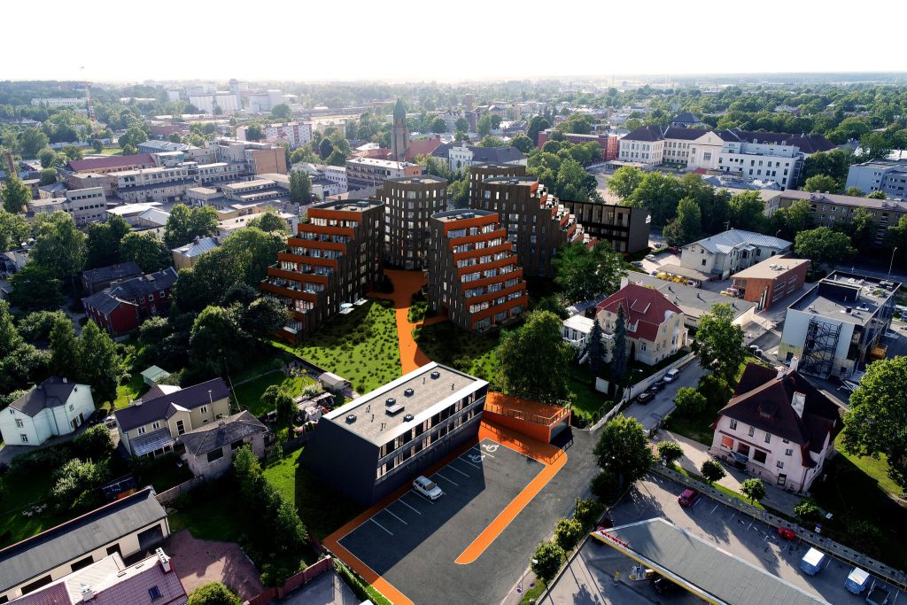 Riia Kvartal (Riia 22) (Riia 22) - Korterelamu - visuaalne