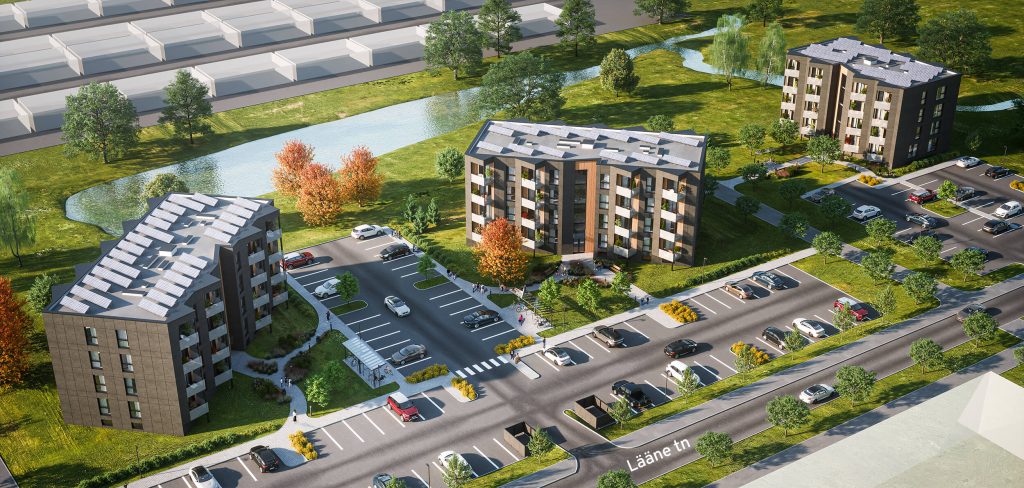 Ladvaotsa (Lääne 12) (Lääne 12) - Daudzdzīvokļu nams - vizualizācija