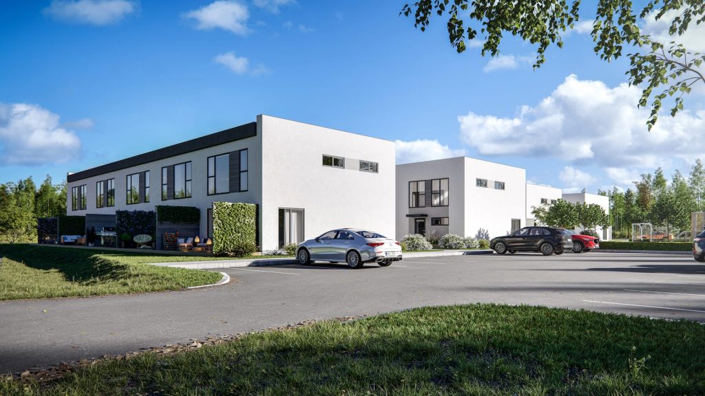 Kõrvekandi Kodud (Käänu 28 / Pihlaka 24) - Ridaelamu - visuaalne