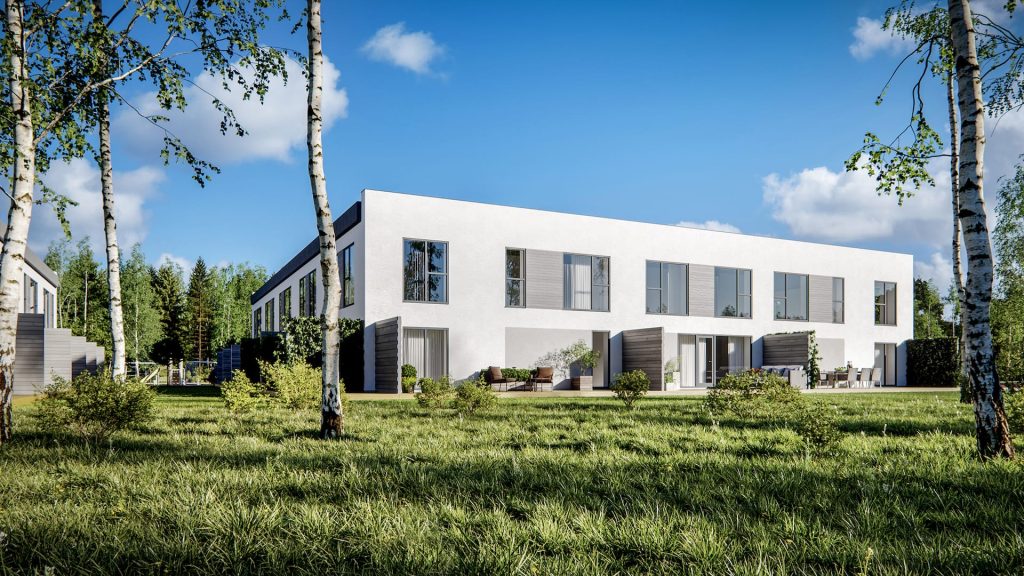 Kõrvekandi Kodud (Käänu 28 / Pihlaka 24) - Ridaelamu - visuaalne