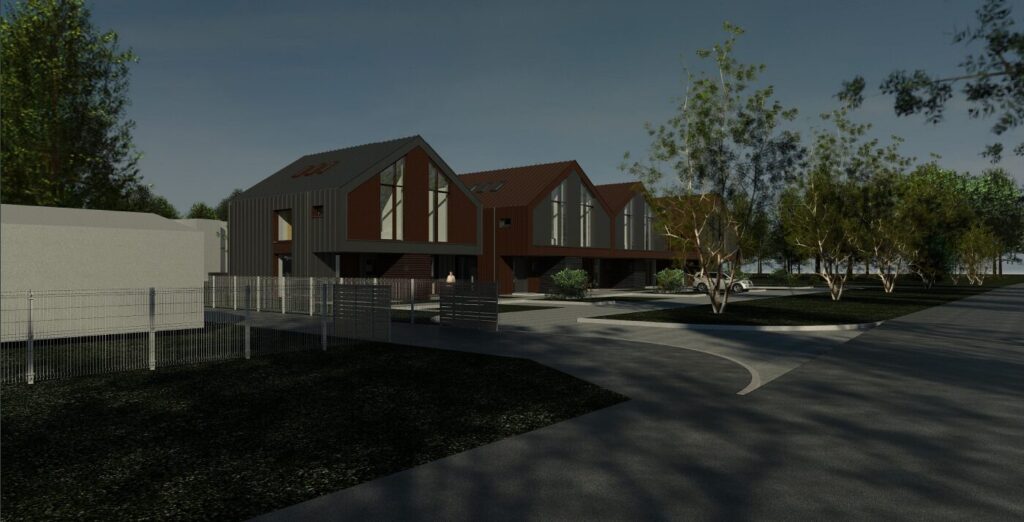 Užkanavės g. 83 (Užkanavės g. 83) - Row housing - visualization