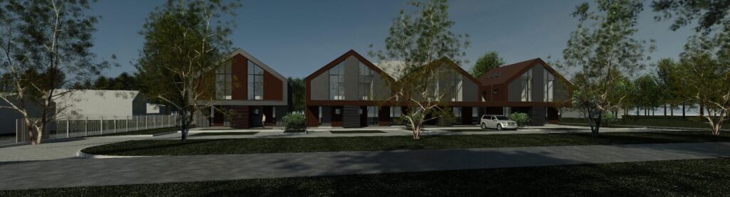 Užkanavės g. 83 (Užkanavės g. 83) - Row housing - visualization