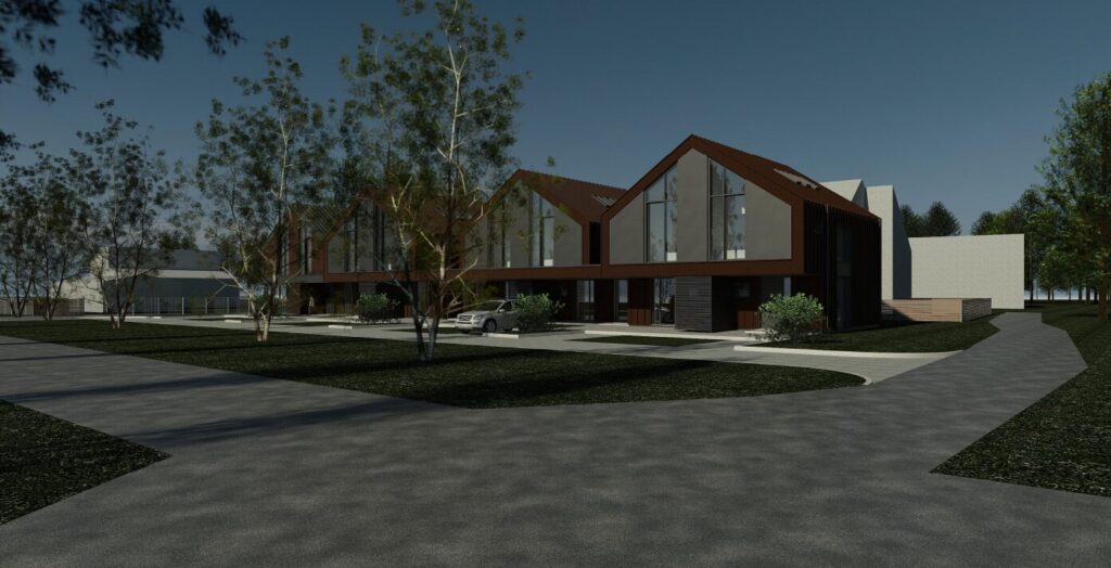 Užkanavės g. 83 (Užkanavės g. 83) - Row housing - visualization