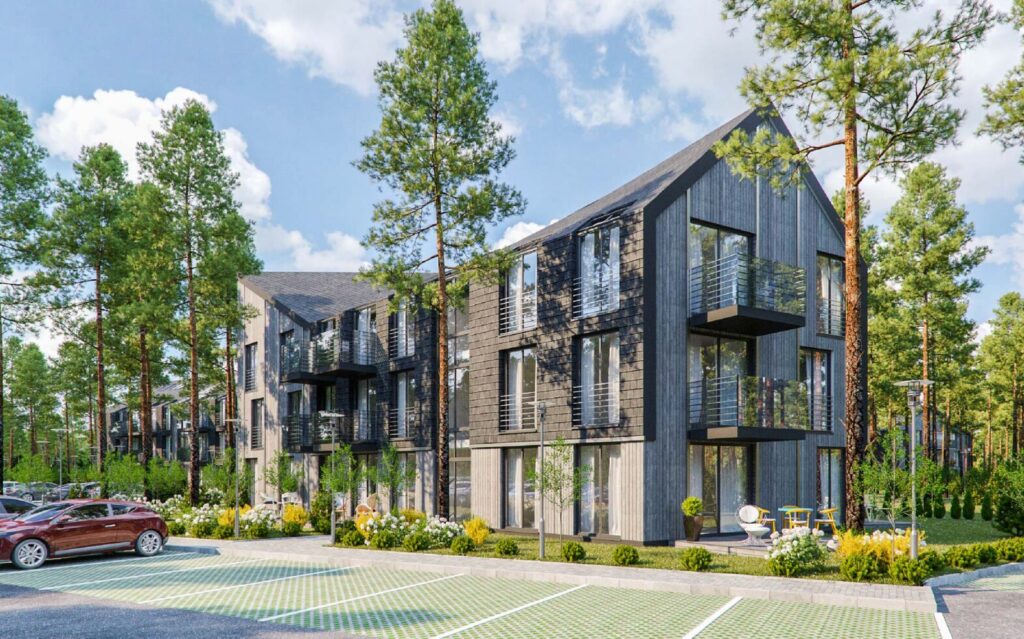 V9 namai (Vanagupės g. 9) - Multi apartment - visualization