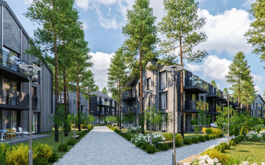 V9 namai (Vanagupės g. 9) - Multi apartment - visualization