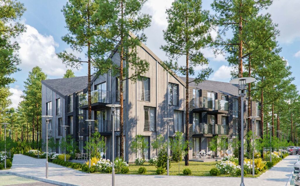 V9 namai (Vanagupės g. 9) - Multi apartment - visualization