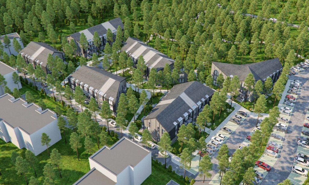 V9 namai (Vanagupės g. 9) - Multi apartment - visualization