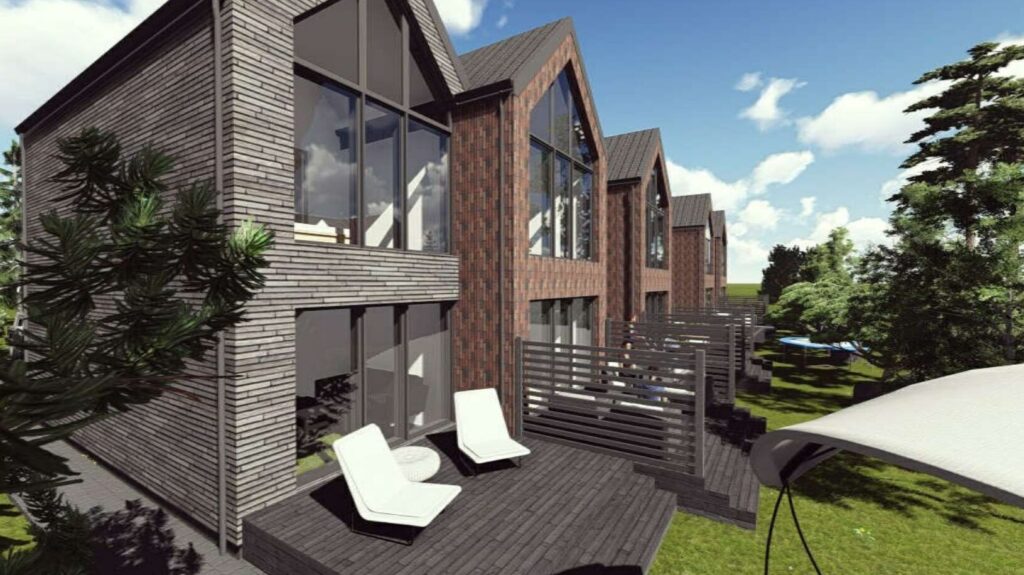 Vaivorykštės g. 16B (Vaivorykštės g. 16B) - Row housing - visualization