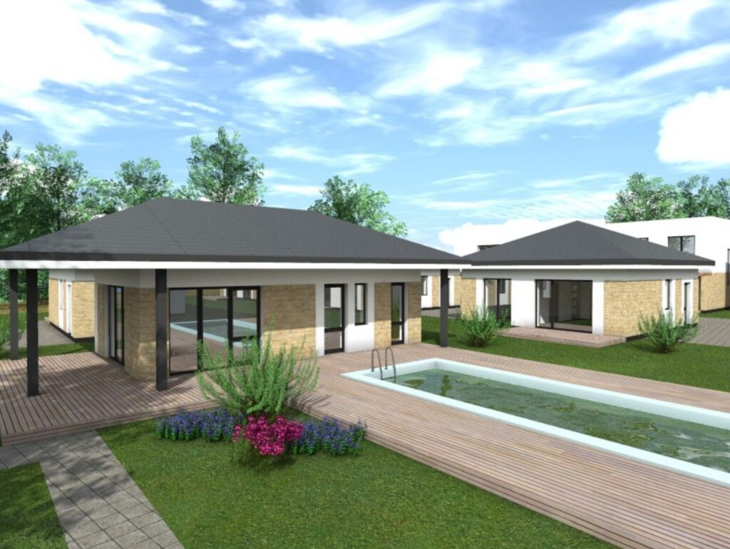 Vaivorykštės g. 19 (Vaivorykštės g. 19) - Private house community - visualization