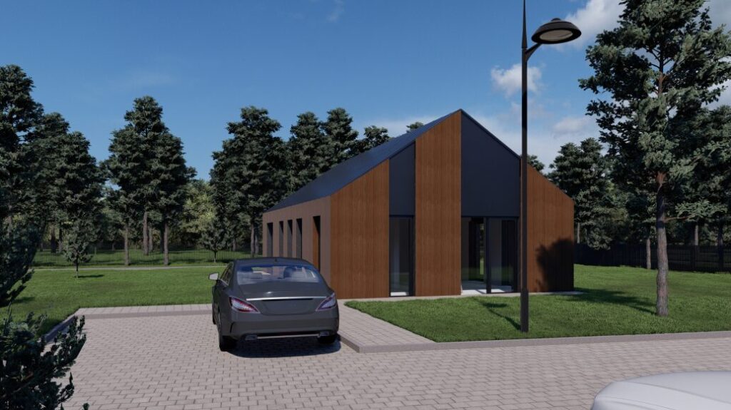 Vaivorykštės g. 23 (Vaivorykštės g. 23) - Row housing - visualization