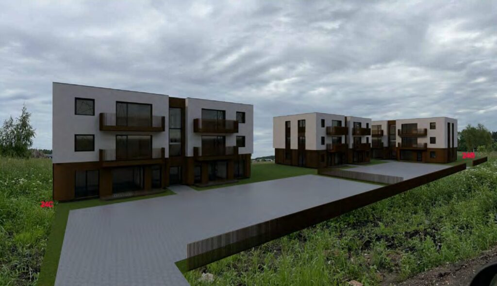 Vaivorykštės g. 24B; 24C (Vaivorykštės g. 24B; 24C) - Row housing - visualization