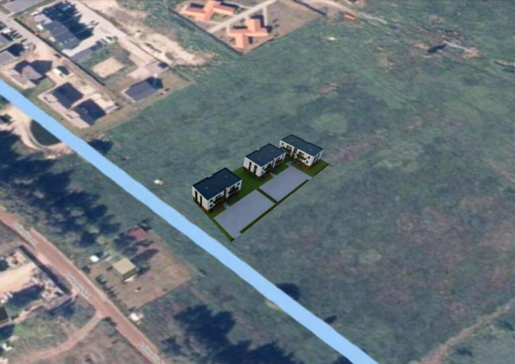 Vaivorykštės g. 24B; 24C (Vaivorykštės g. 24B; 24C) - Row housing - visualization