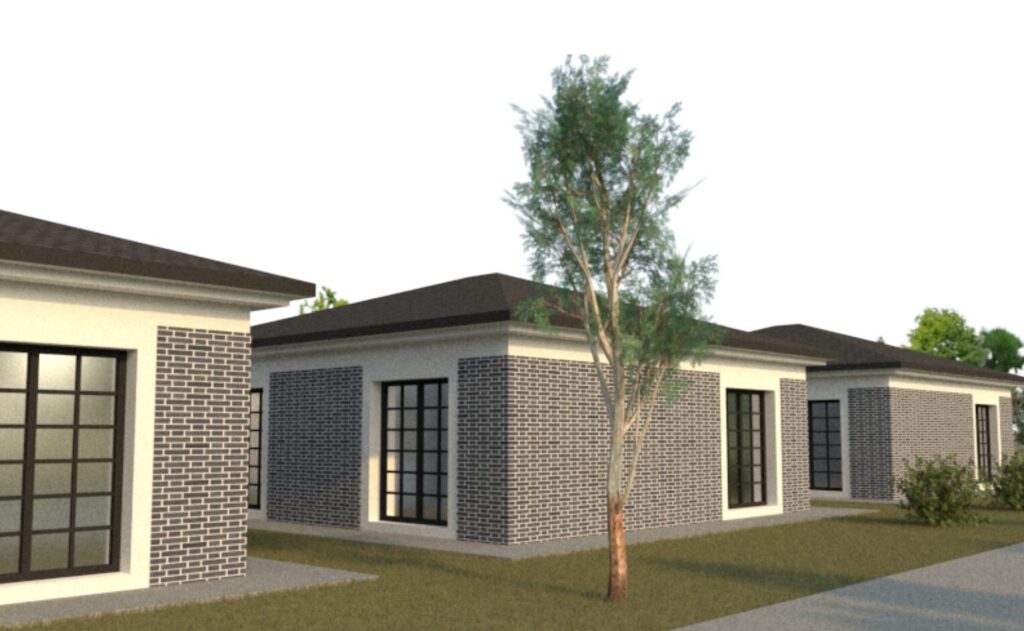 Vaivorykštės g. 37 (Vaivorykštės g. 37) - Private house community - visualization