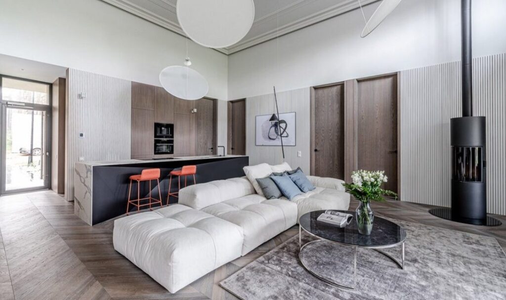 V39 (Vaivorykštės g. 39, 39A, 39B) - Row housing - visualization