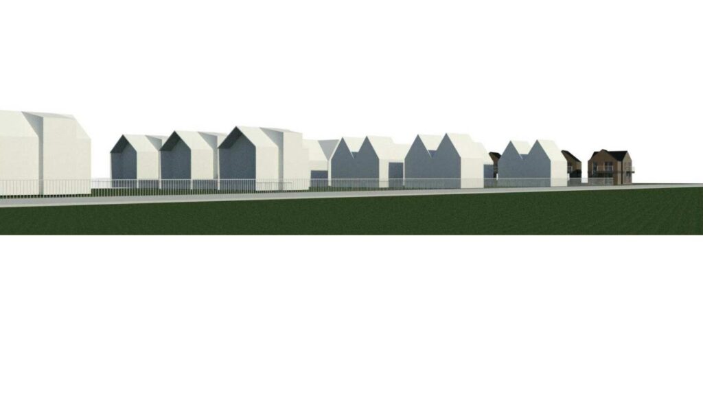 Vaivorykštės g. 62I (Vaivorykštės g. 62I) - Private house community - visualization