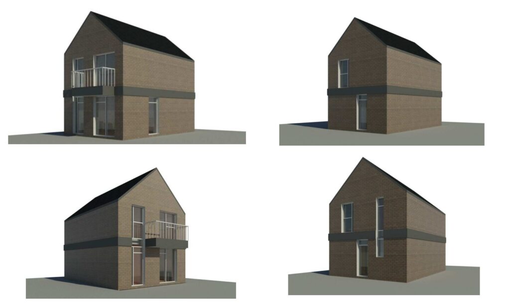 Vaivorykštės g. 62I (Vaivorykštės g. 62I) - Private house community - visualization