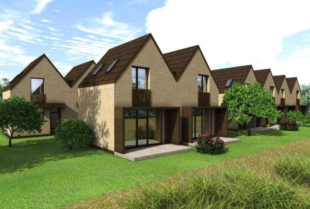 Vaivorykštės g. 62L (Vaivorykštės g. 62L) - Row housing - visualization