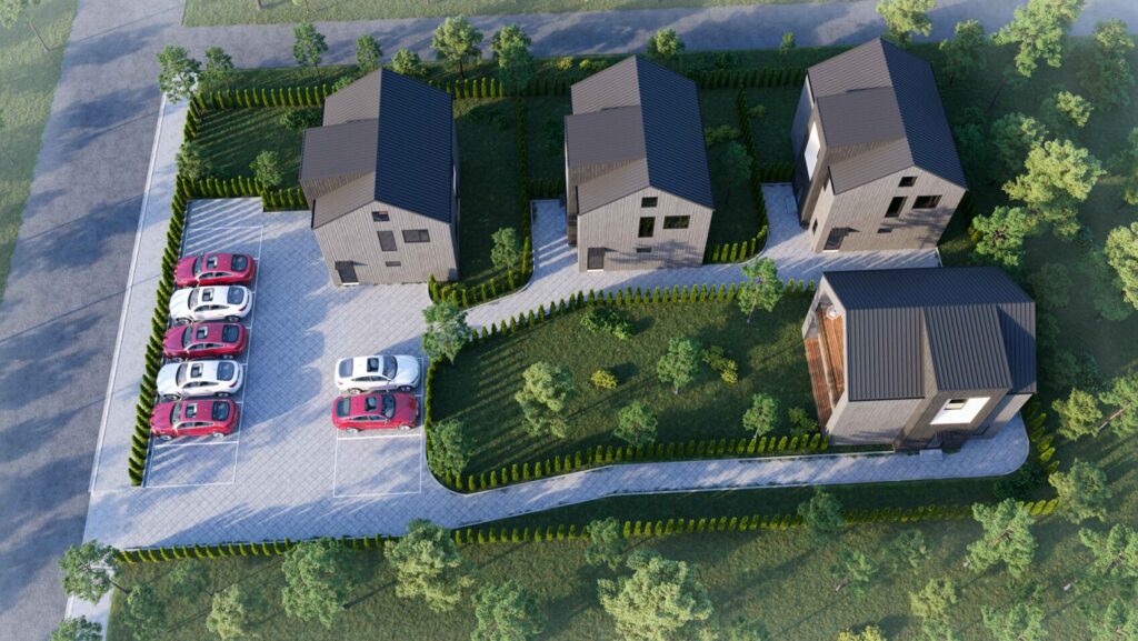 Vaivorykštės g. 62N (Vaivorykštės g. 62N) - Private house community - visualization