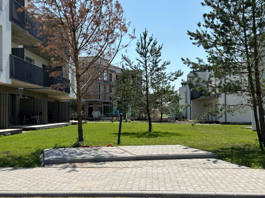 Takas į jūrą 5-8 (Vaivorykštės g. 68A) - Toitlustusasutus, Korterelamu - ehituse fotod