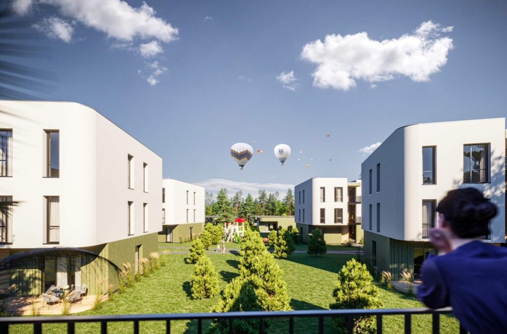 Takas į jūrą 9, 11 (Vaivorykštės g. 68B) - Multi apartment - visualization