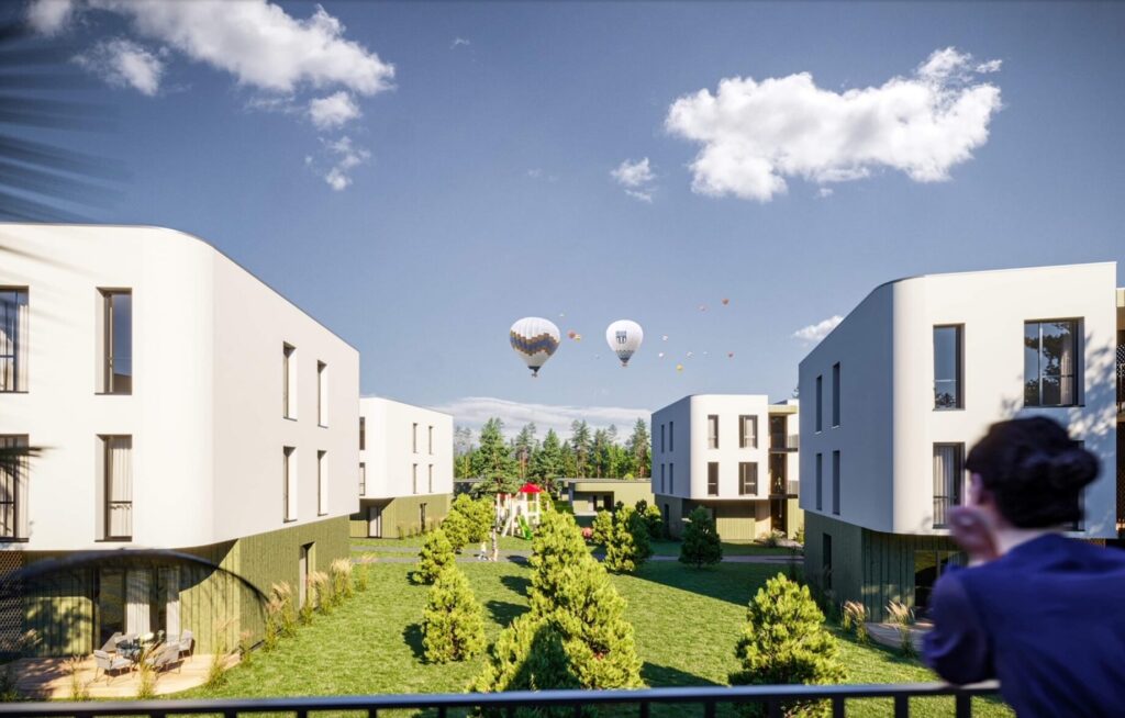 Takas į jūrą 10, 12 (Vaivorykštės g. 68C) - Multi apartment - visualization