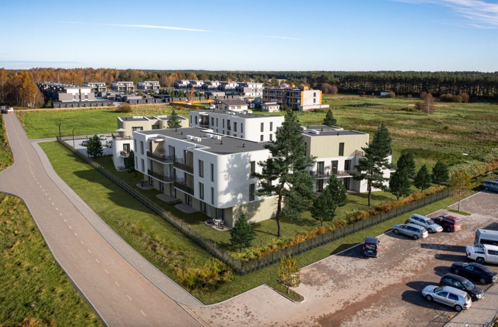 Takas į jūrą 3 etapas | 1-4 namai (Vaivorykštės g. 70) - Daugiabutis - vizualizacija