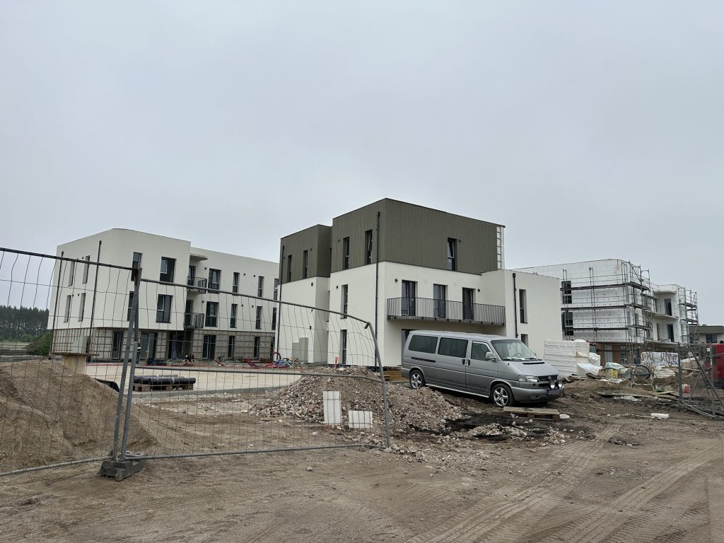 Takas į jūrą 3 etapas | 1-4 namai (Vaivorykštės g. 70) - Daugiabutis - statybų nuotraukos