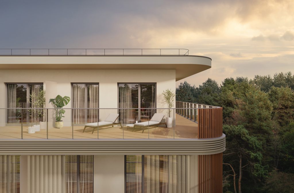 Samanų takais (Vanagupės g. 13D) - Daudzdzīvokļu nams - vizualizācija