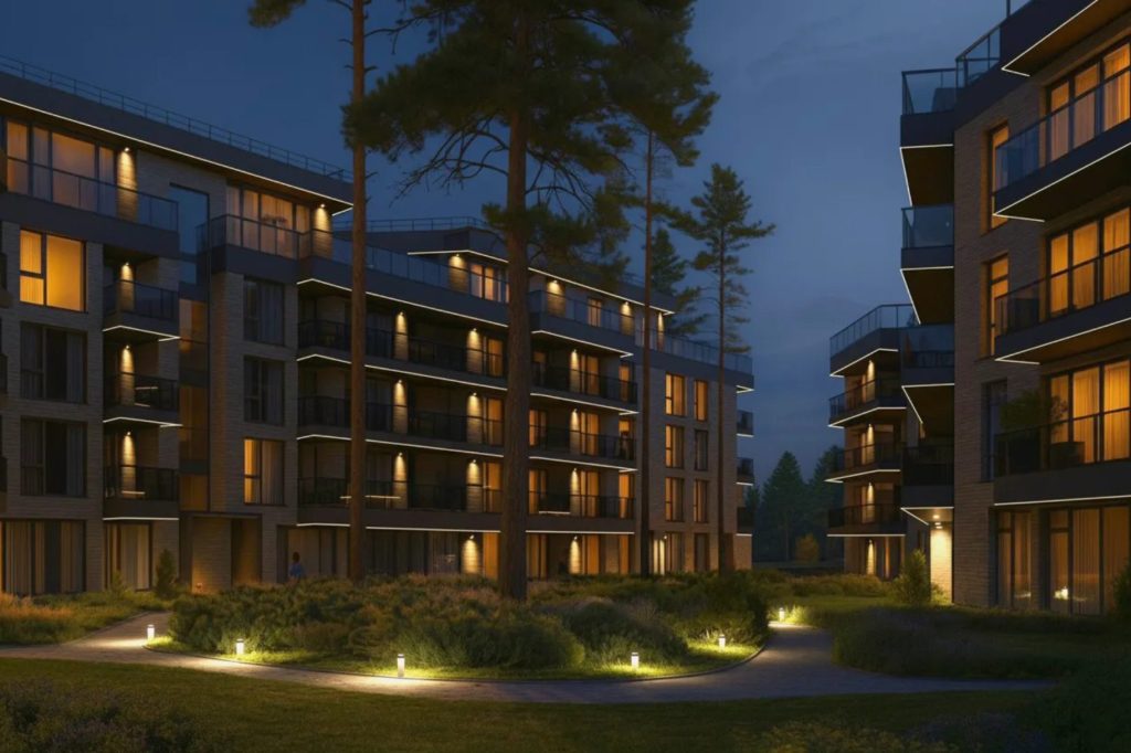 Solus Terasos (Vanagupės g. 36B, 36C, 36D) - Multi apartment - visualization