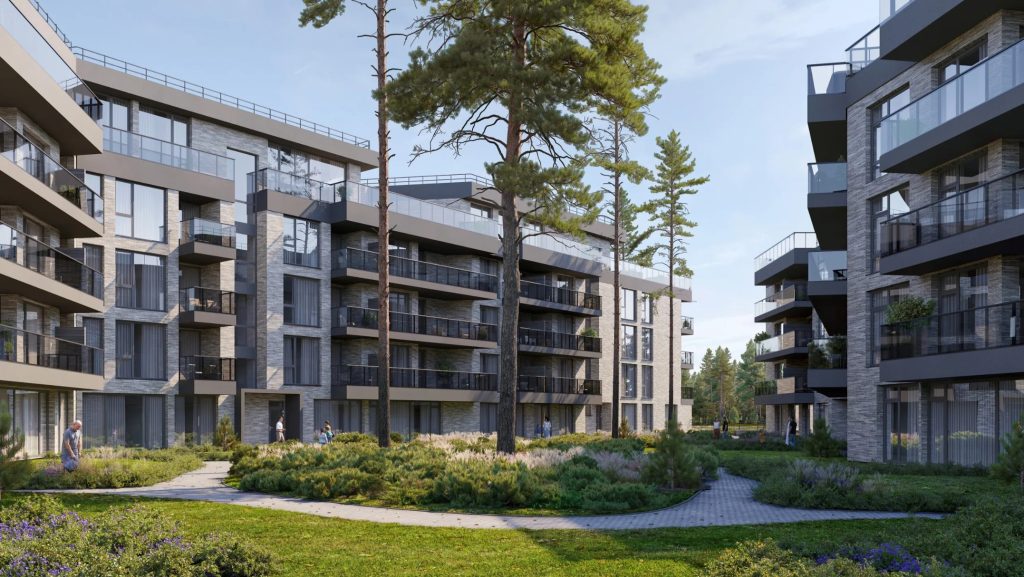 Solus Terasos (Vanagupės g. 36B, 36C, 36D) - Multi apartment - visualization