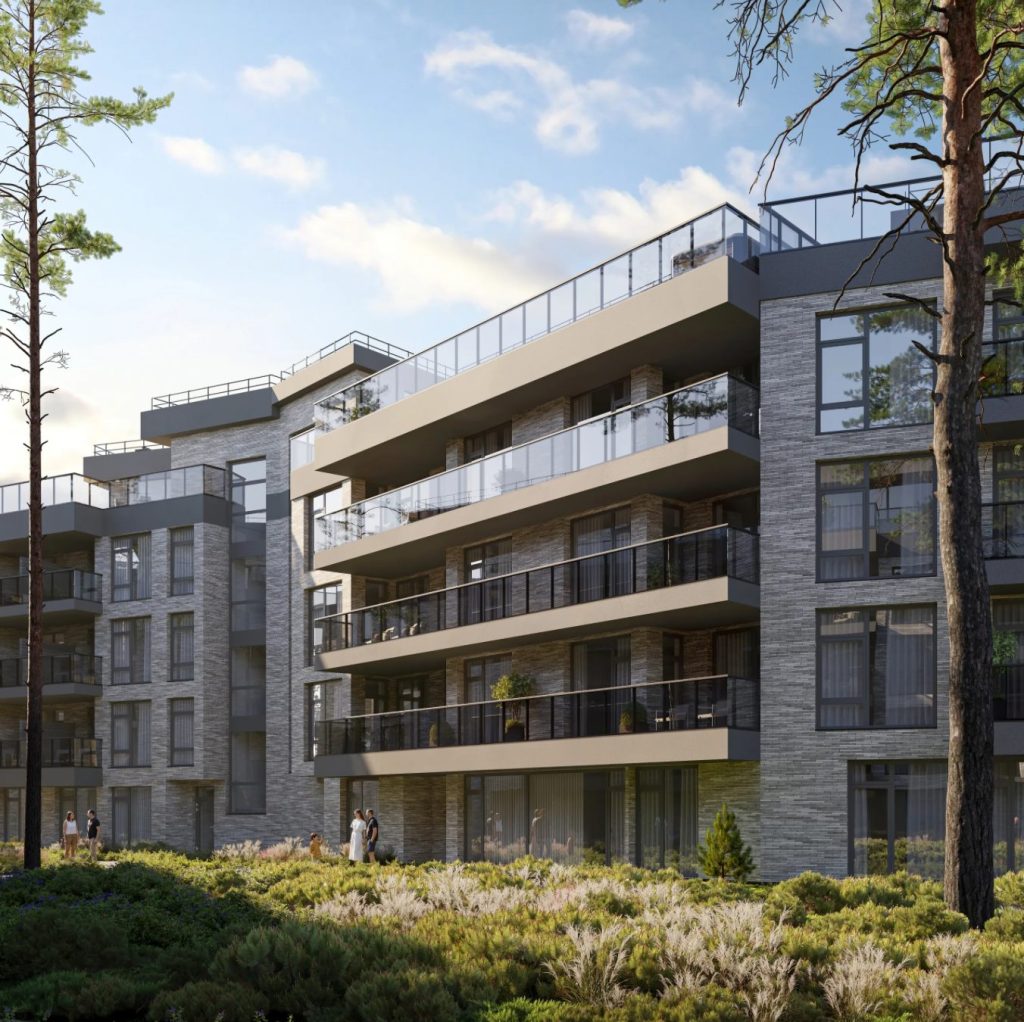 Solus Terasos (Vanagupės g. 36B, 36C, 36D) - Multi apartment - visualization